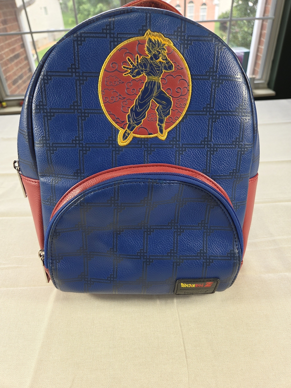 Loungefly Dragon Ball Z Goku Mini Backpack Blue Red Anime DBZ Bag